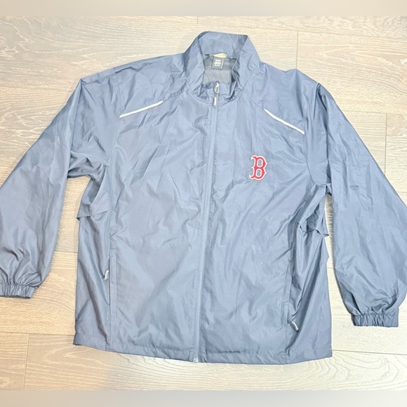 Boston Red Sox Mens Windbreaker Jacket XL MLB Full Zip - Picture 1 of 8